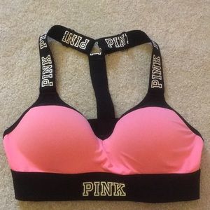 Pink Sports Bra